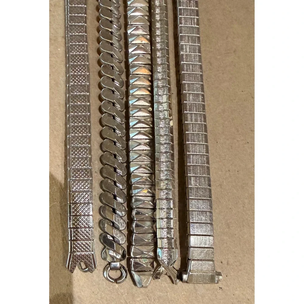 Vintage Watch Band Lot JB Champion Speidel Baldwin‎ USA Stainless Expansion
